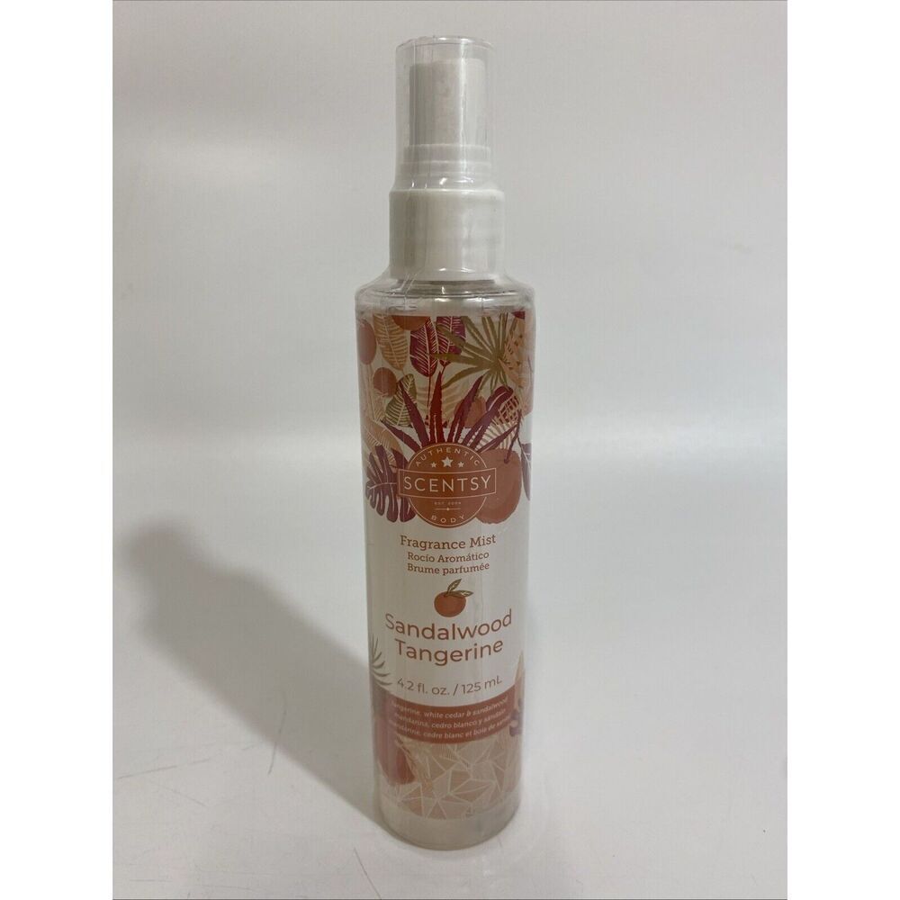 Scentsy Body Frangrance Mist Spray Sandalwood Tangerine 4.2‎ oz/125 ml Sealed
